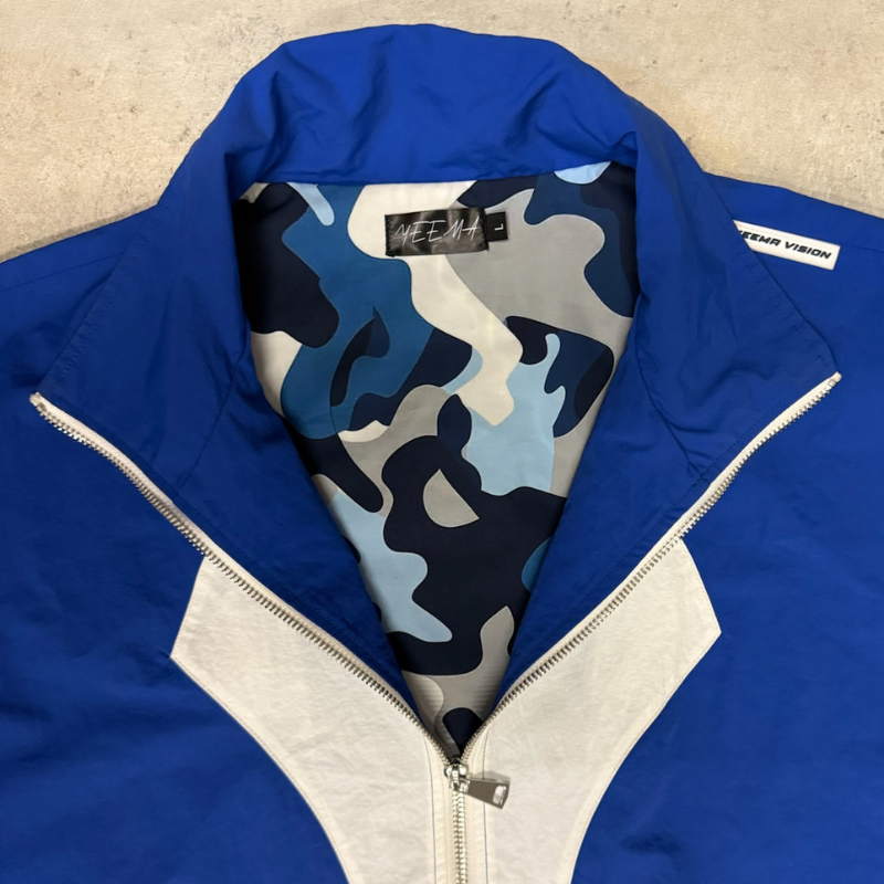 Blue Nylon Tracksuit