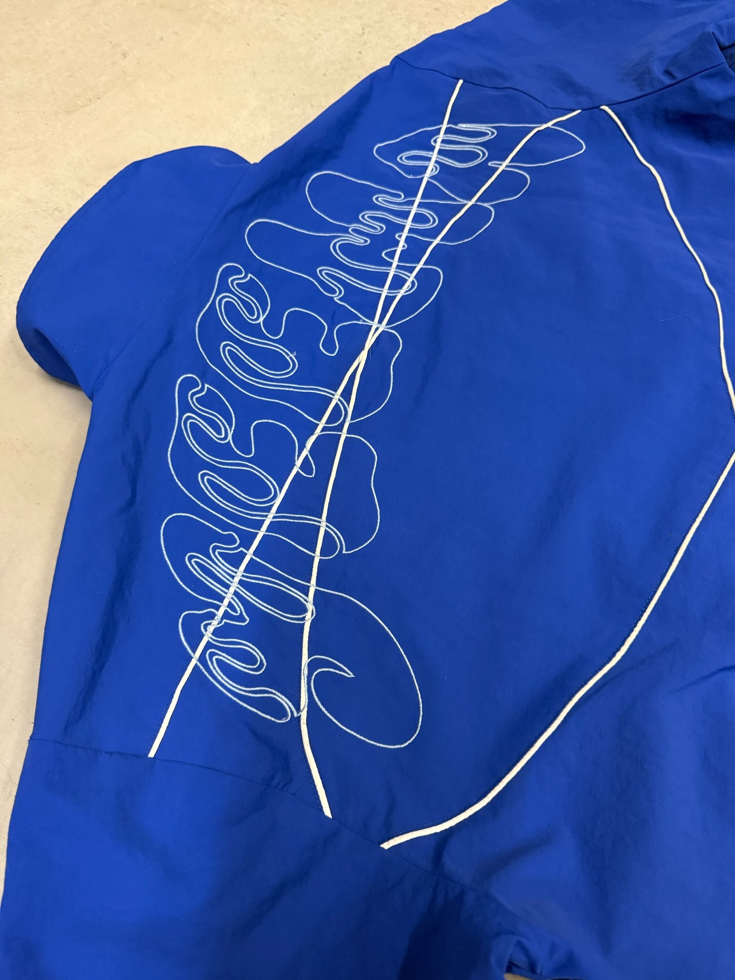 Blue Nylon Tracksuit
